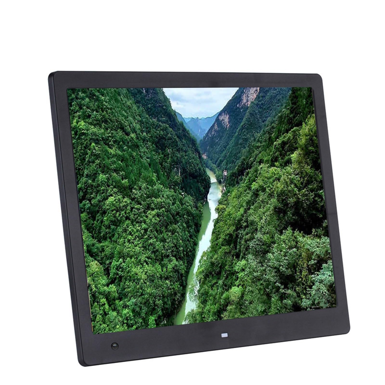 16-inch Ultra-thin HD Digital Photo Frame - JTPMYFT Electronic Picture Display with Wall Mount | Perfect for Home Decor, Office Display & Digital Advertising (Black)