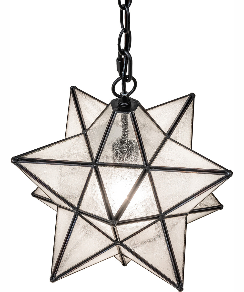 12 Inch Wide Moravian Star Pendant - Elegant Christmas Ornament for Tree Decor, Holiday Home Decoration & Festive Party Lighting