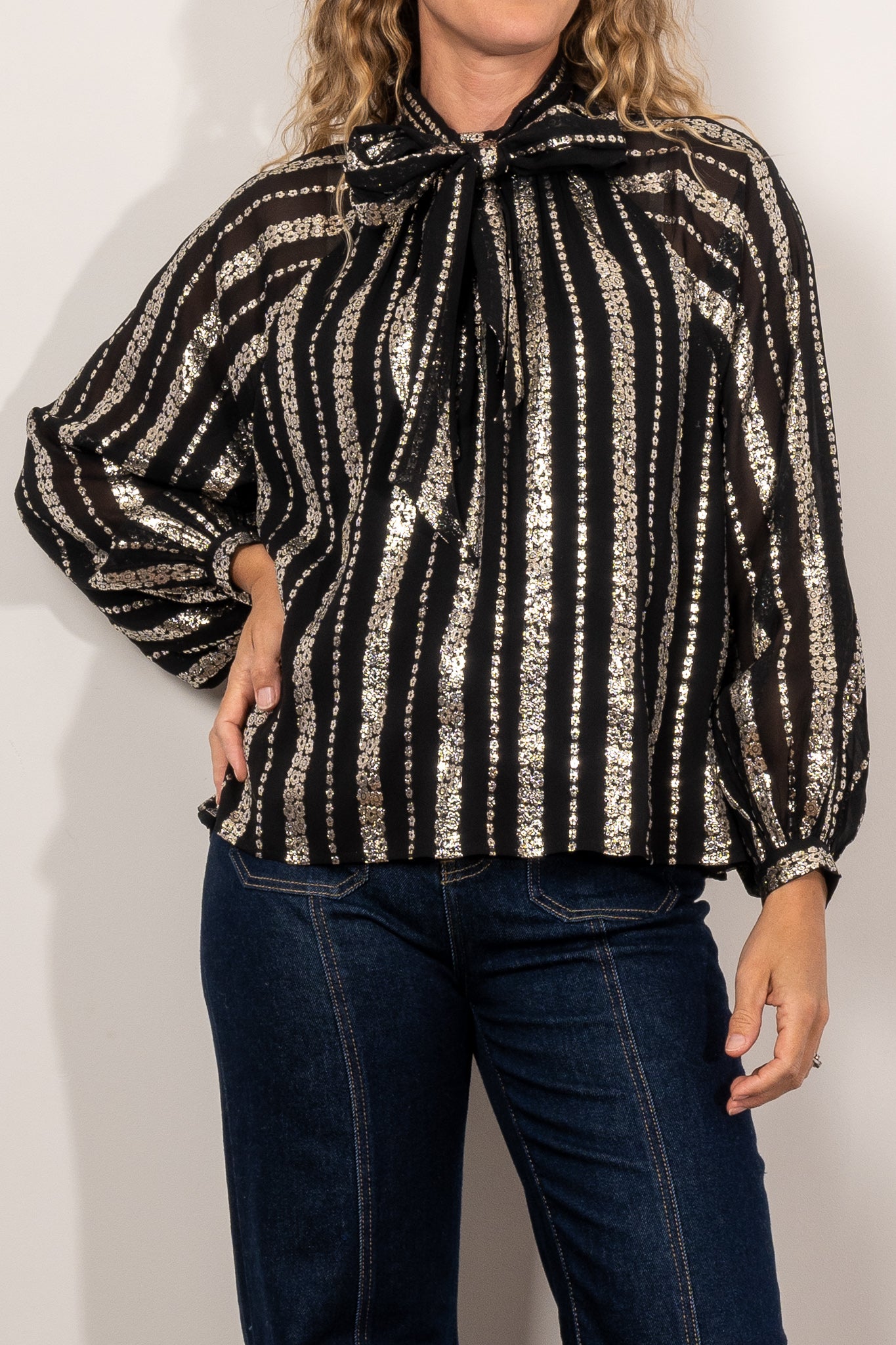 COOP by Trelise Cooper Just Bow With It Blouse - Elegant Women's Bow Detail Top for Work, Date Night & Special Occasions