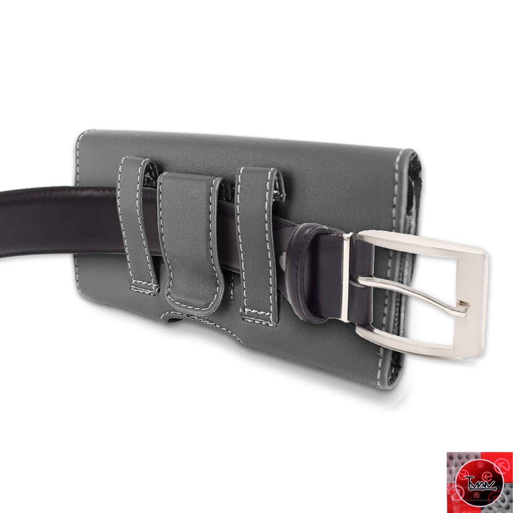 Premium Leather iPhone 11 Case with Belt Loop & Clip Holster | Slim Fit Protective Pouch for Apple iPhone 11 | Perfect for Work, Travel & Outdoor Activities
