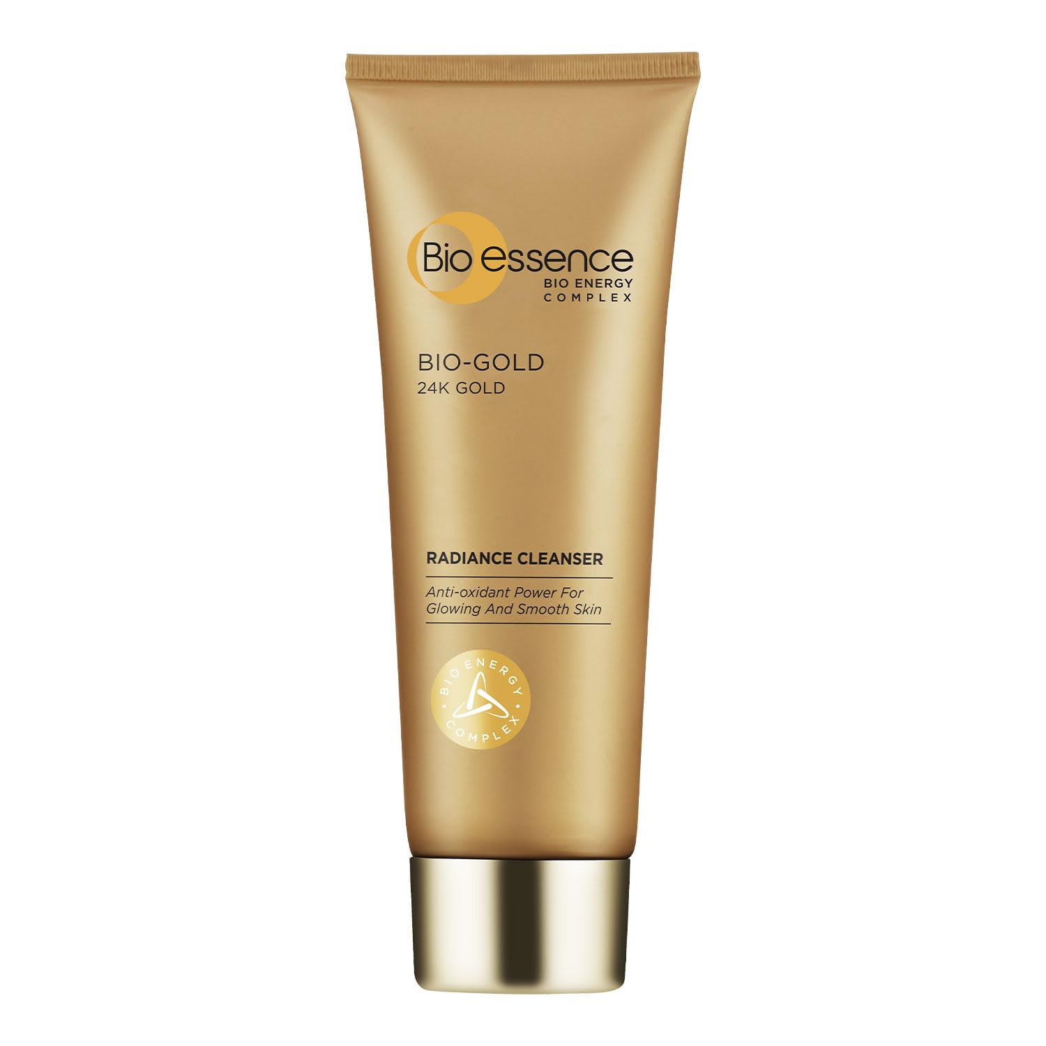 Bio Essence 24K Gold Radiance Face Cleanser with Niacinamide & Collagen Amino Acids | Hydrating Anti-Aging Face Wash for Women | Antioxidant Treatment for All Skin Types | 100g | Perfect for Daily Skincare Routine & Achieving Glowing Skin