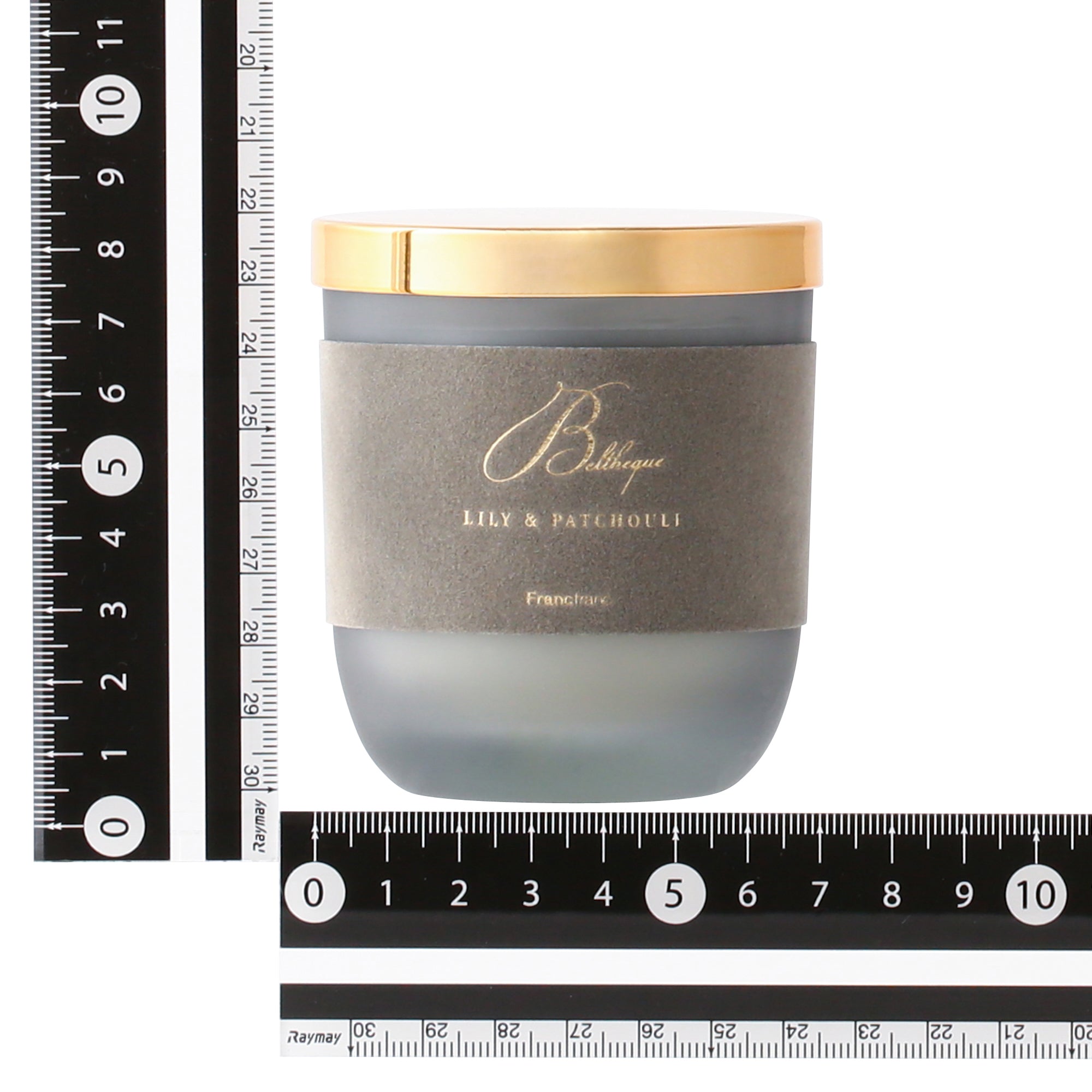 Beltheque Scented Candle - Gray Aromatherapy Soy Wax Candle for Home Relaxation, Meditation & Romantic Ambiance