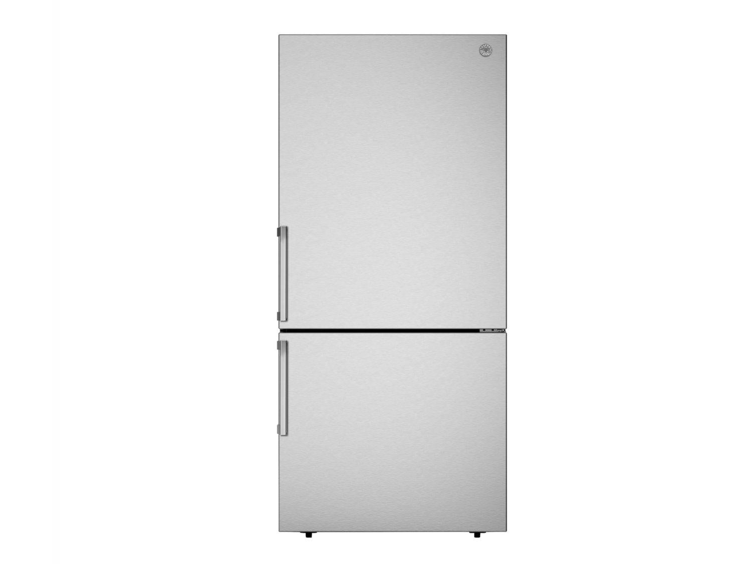 Bertazzoni REF31BMFX 31 Inch Freestanding Bottom Mount Refrigerator - Stainless Steel, Energy Efficient, Spacious Design for Modern Kitchens & Open Floor Plans
