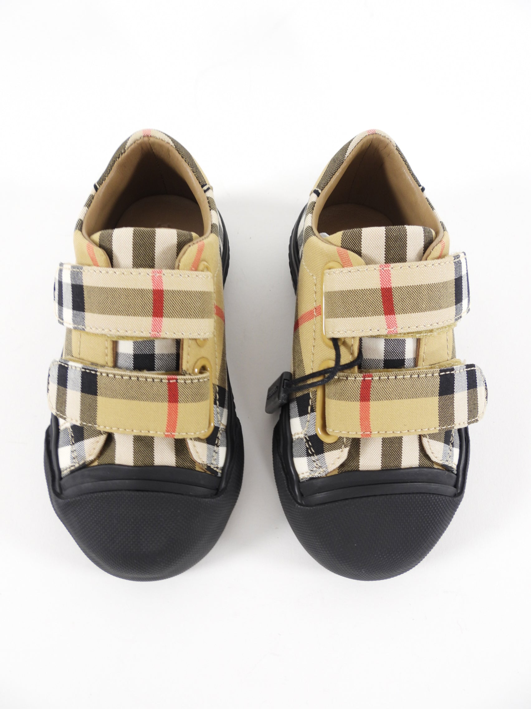 Burberry Nova Check Low Top Sneakers for Women - Size 23 US (6.5 Women) - Classic Plaid Casual Shoes for Everyday Wear & Fashion Outfits