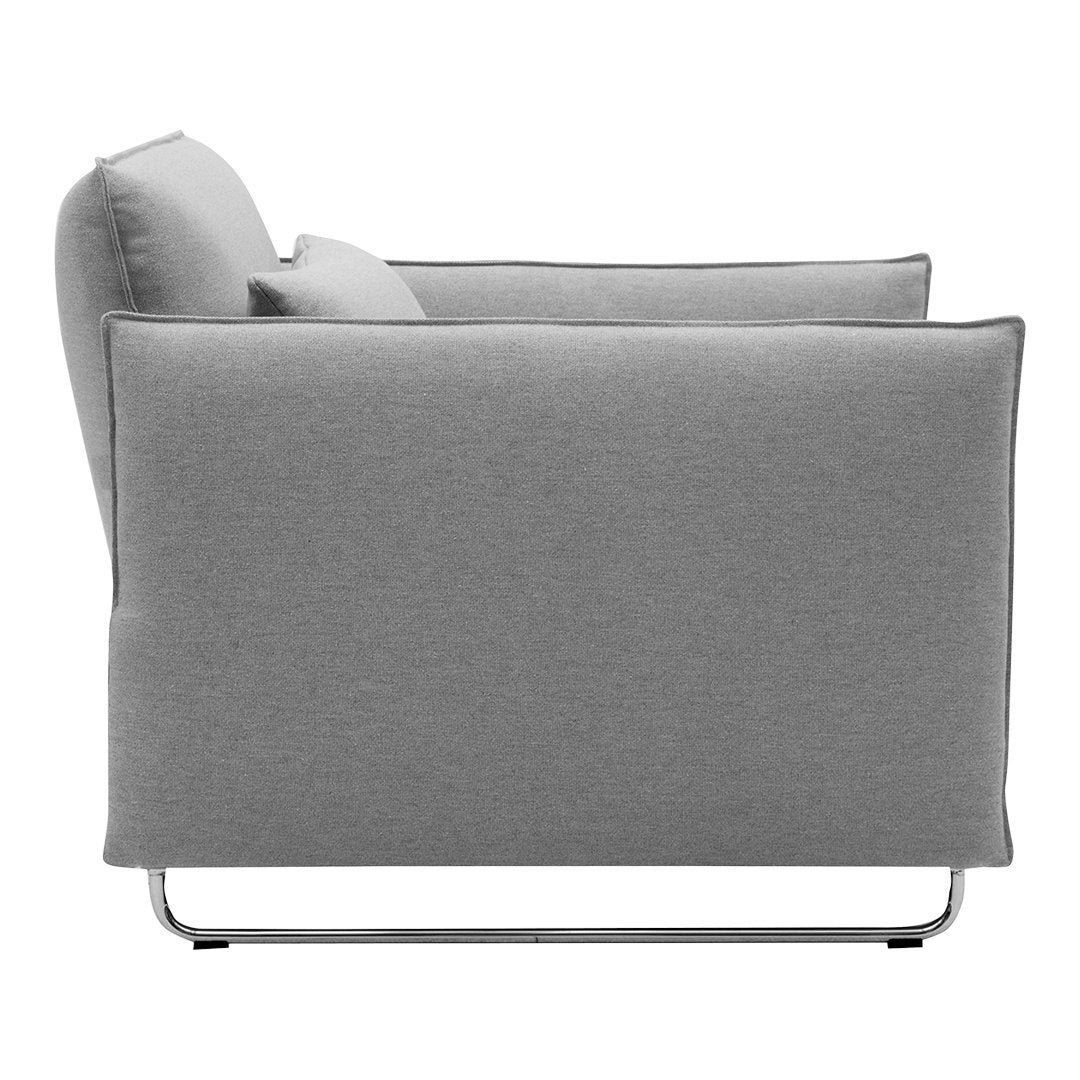 Modern Cord Chair with Convertible Single Bed Design - Perfect for Small Spaces, Guest Rooms & Cozy Reading Nooks