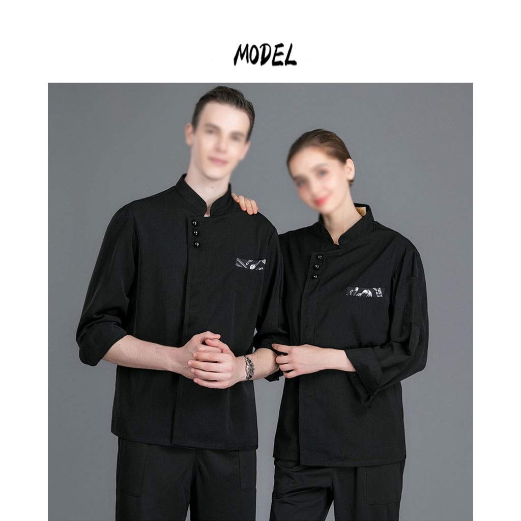 Professional Unisex Chef Jacket - Long Sleeve Cooking Uniform for Men & Women - Customizable Classic Kitchen Apparel - Perfect for Restaurants, Culinary Schools & Home Cooking