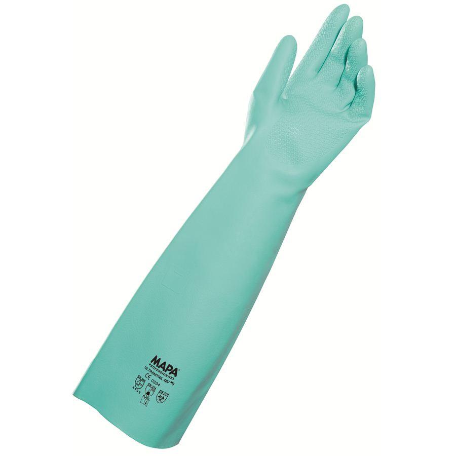 Ultra-Thick Nitrile Gloves - EN388 & EN374 Certified - Disposable Protective Gloves for Medical, Laboratory, Cleaning & Industrial Use - Latex-Free, Chemical Resistant & Puncture Proof Safety Gloves