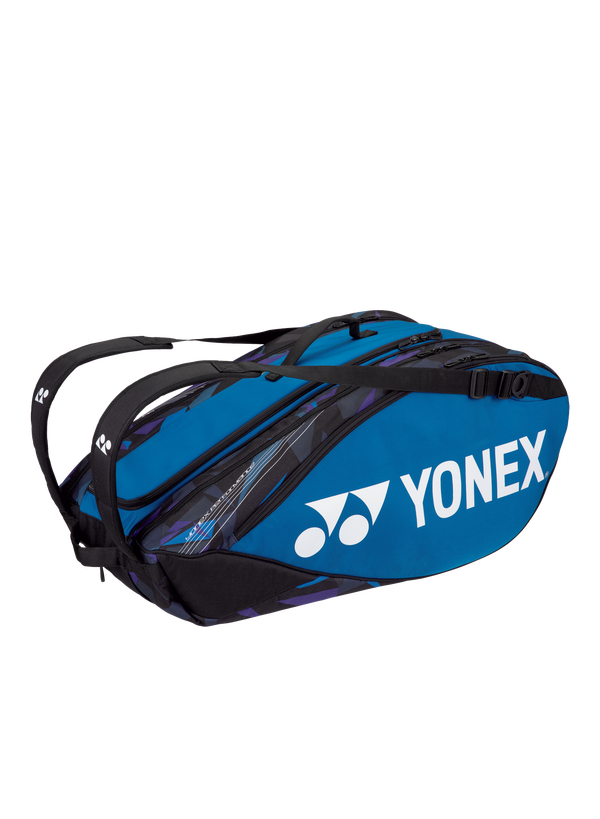 Yonex Pro Racket Bag BAG92229 - Premium 9-Pack Tennis Badminton Sports Bag (Fine Blue) | Perfect for Tennis Players, Badminton Enthusiasts & Sports Gear Storage