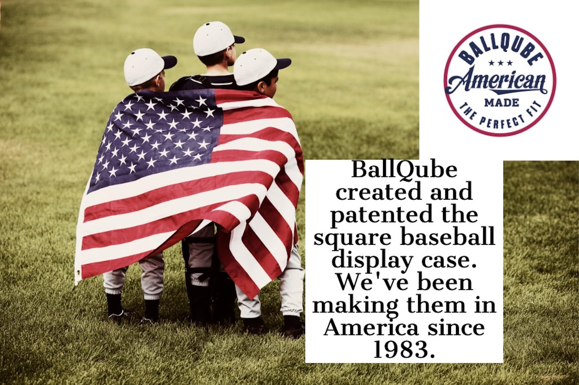BallQube Premium Clear Square Baseball Display Case with Built-in Stand - Perfect for Autographed Baseballs, Sports Memorabilia & Collectibles - Ideal for Home Decor, Man Cave, Sports Room & Gift Giving