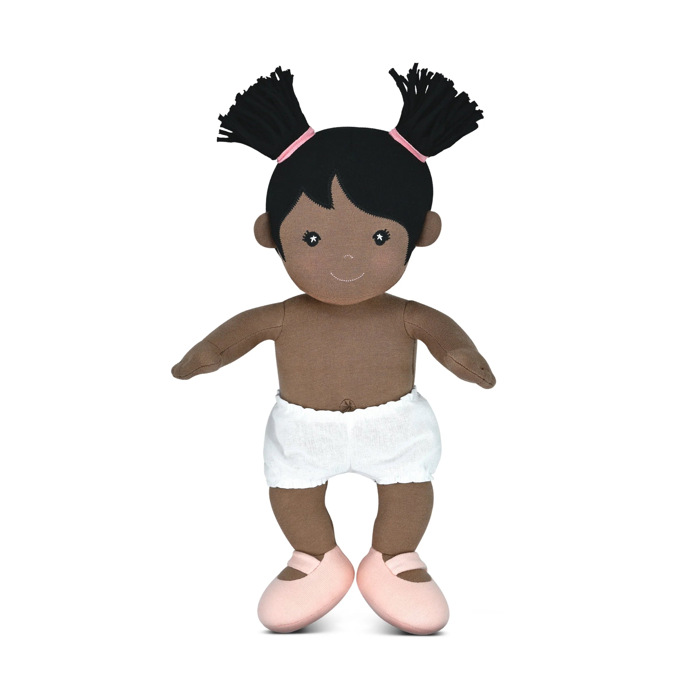 Apple Park Best Friend Mia Plush Toy in Dusty Rose - Cute Stuffed Animal Gift for Kids, Girls & Collectors | Perfect for Bedroom Decor, Birthday Presents & Comfort Companions