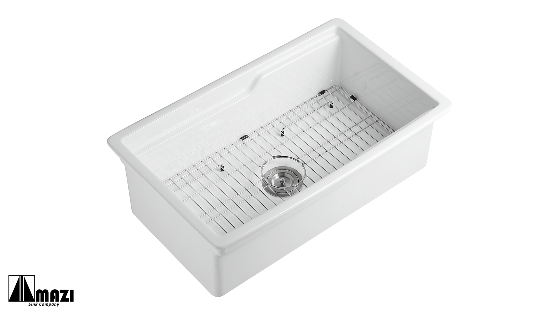 Premium White Ceramic Undermount Kitchen Sink BL3219S - Durable Farmhouse Style for Modern Kitchens | Perfect for Food Prep, Dishwashing & Entertaining