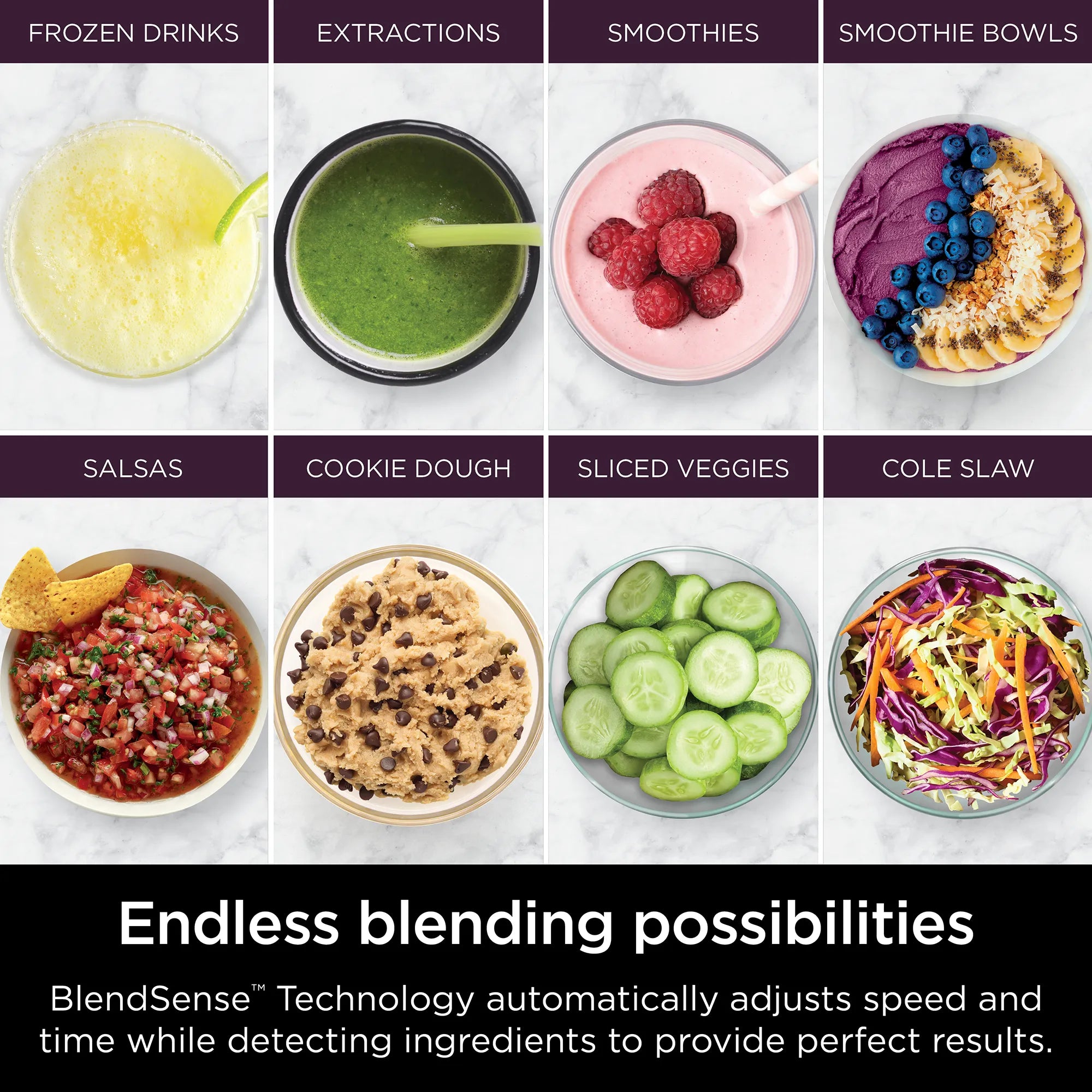 Ninja Detect Power Blender and Food Processor Pro - 1500W High-Speed Kitchen System for Smoothies, Nut Butters & Dough | Perfect for Meal Prep, Healthy Drinks & Home Cooking
