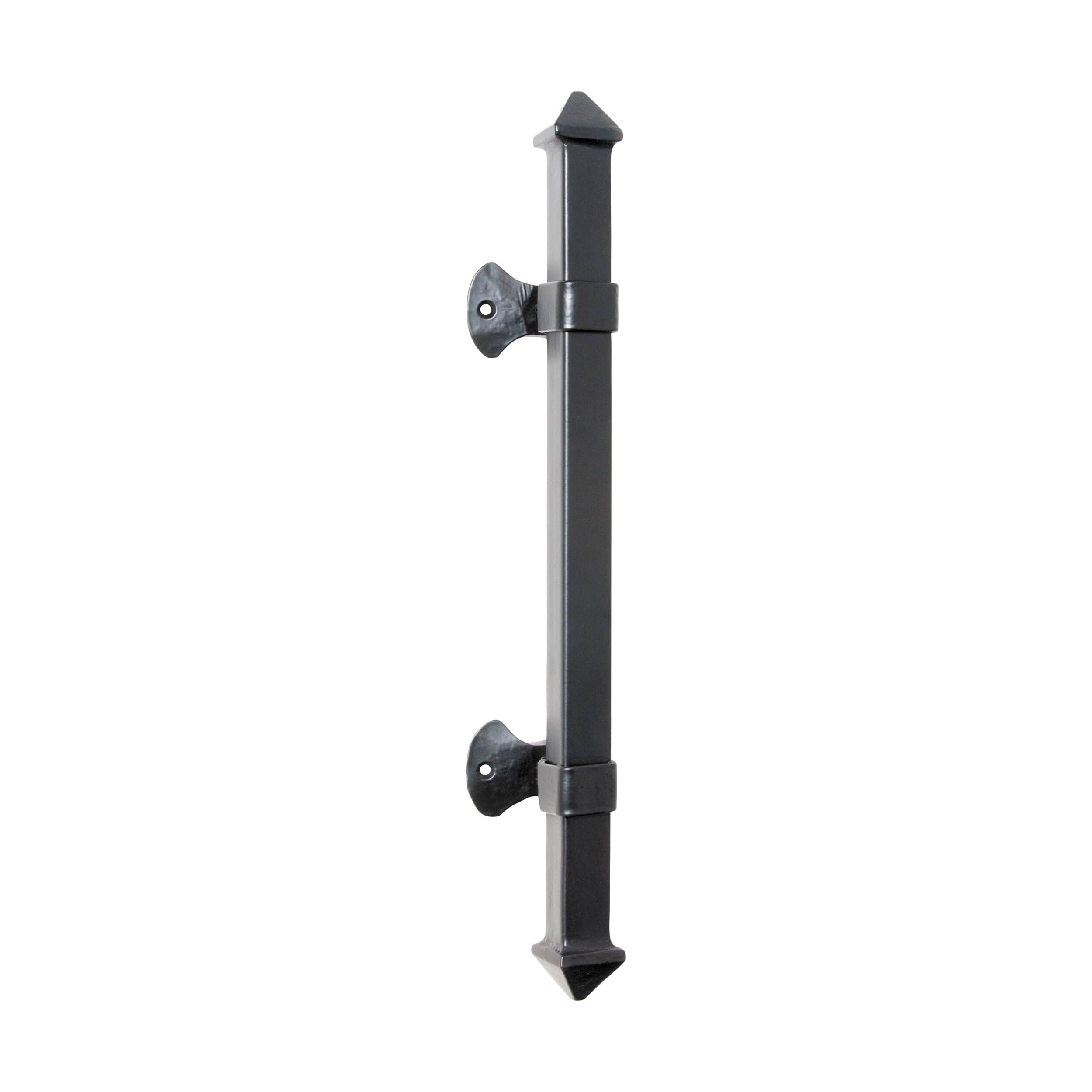 1924 Pull Handle Iron Square Matte Black H450xP62mm - Heavy Duty Cabinet & Drawer Handle for Kitchen, Bathroom, Furniture - Durable & Stylish Hardware Accessory