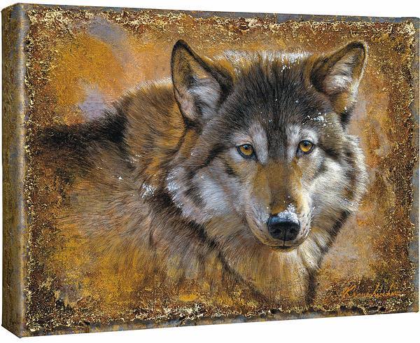 Natural Crystals and Gold Wolf Pendant Necklace - Handmade Spiritual Jewelry for Women - Perfect for Meditation, Healing & Gift Giving