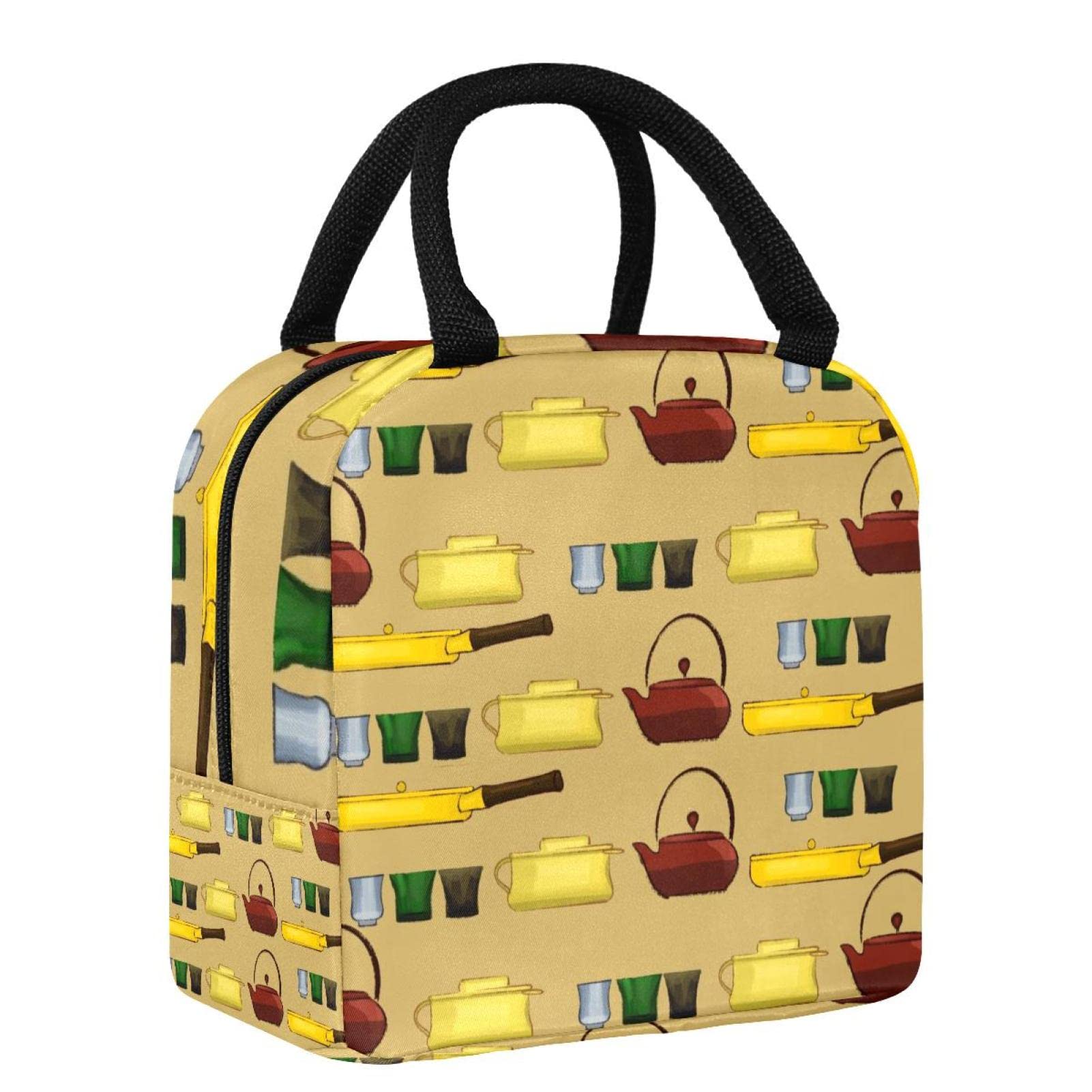 **Insulated BPA-Free Reusable Lunch Bag for Work, School & Picnic - Thermal Meal Prep Cooler for Men & Women - Perfect for Office, Beach & Outdoor Activities**