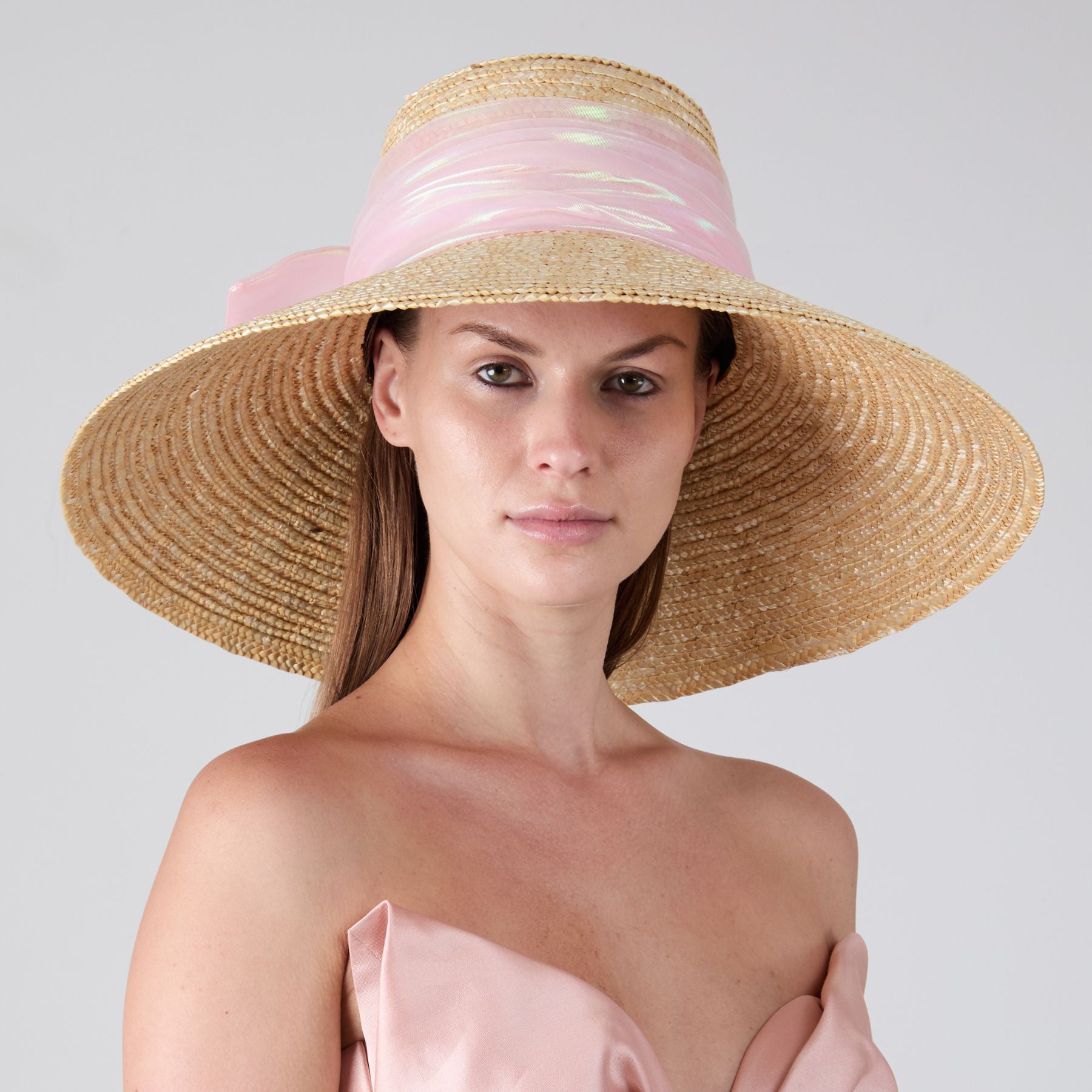 Mirabel Wide Brim Sun Hat for Women - UPF 50+ UV Protection Summer Beach Hat with Adjustable Chin Strap - Perfect for Outdoor, Travel, and Vacation