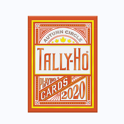 Tally Ho Autumn Circle Back Playing Cards - Premium Deck for Magic Tricks, Cardistry & Poker Games | Perfect for Collectors & Card Enthusiasts