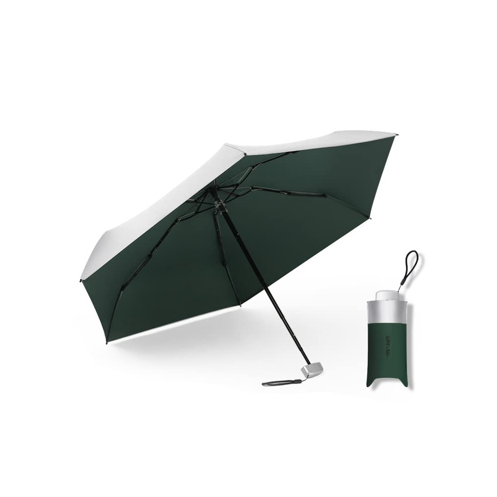 AFULILI Compact Travel Umbrella - UV Protection, Lightweight & Portable for Sun & Rain - Perfect for Outdoor, Commuting, and Travel Accessories