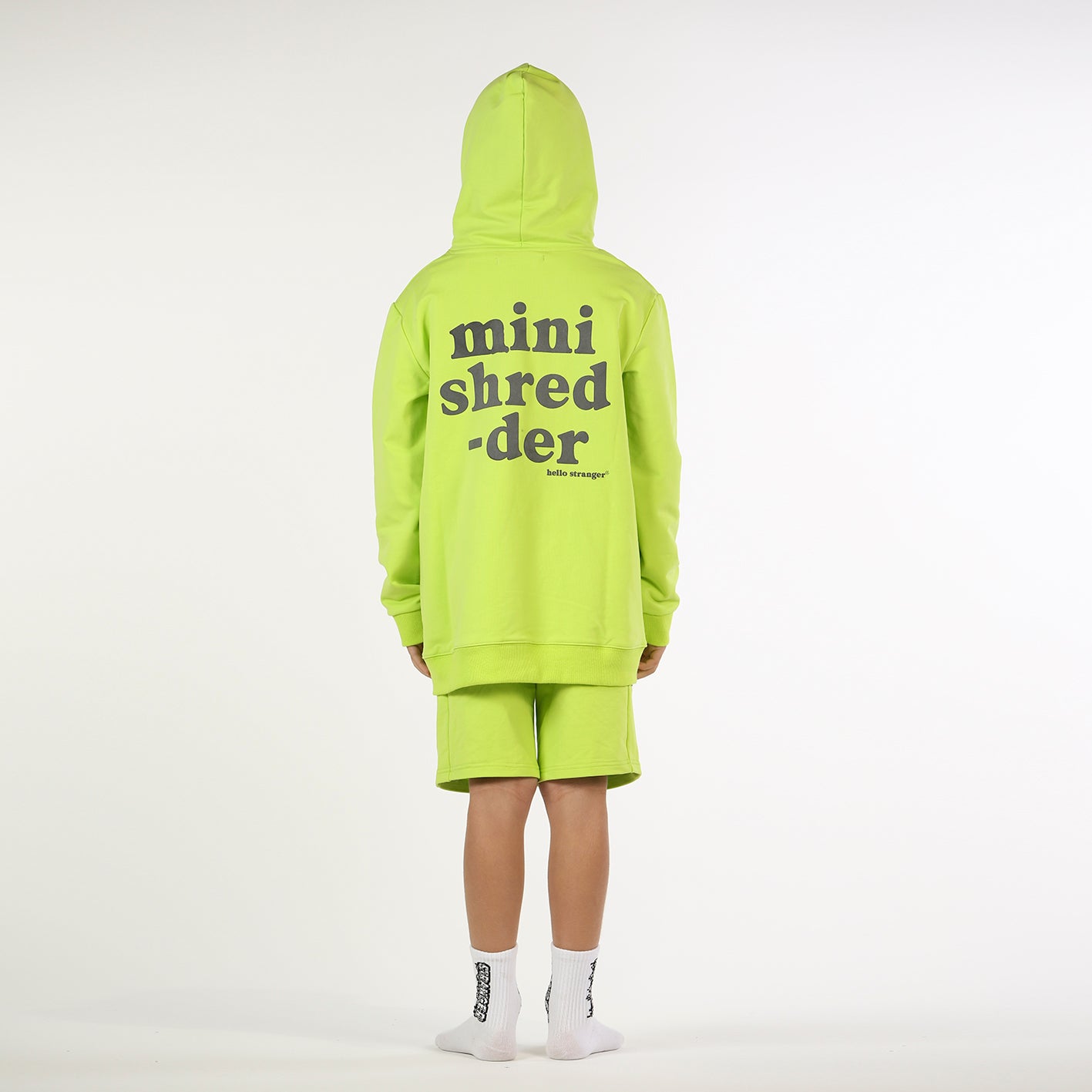 HS Mini Shredder Weekend Hoodie - Lime Green Lightweight Pullover for Men & Women | Perfect for Outdoor Activities, Gym Workouts & Casual Streetwear
