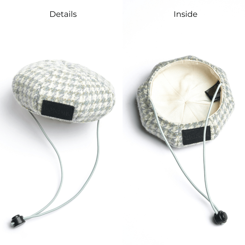 Evergreen Dog Beret - Stylish Pet Hat for Small & Medium Dogs - Perfect for Photos, Parties & Outdoor Adventures
