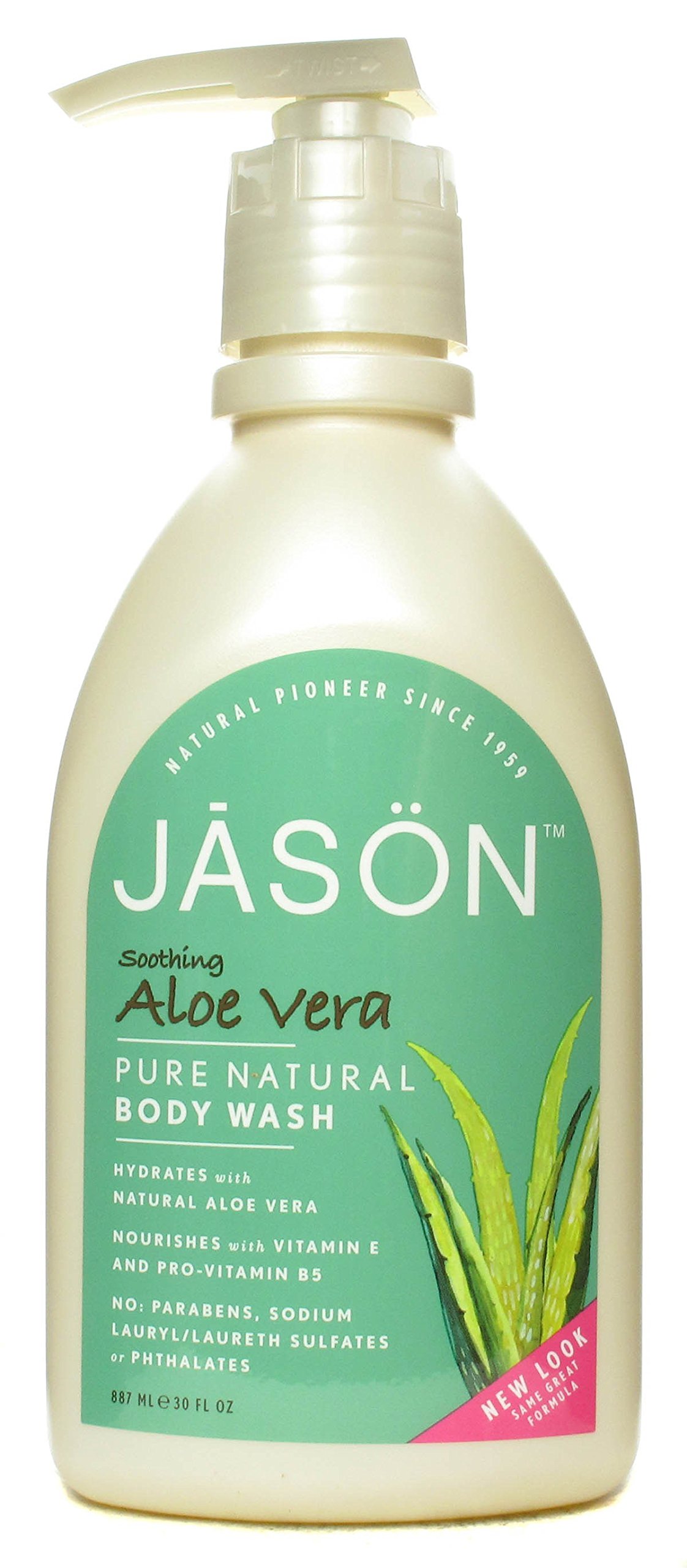 Jason Body Care: Pure Natural Aloe Vera Body Wash - Soothing & Hydrating 30 oz (8 Pack) for Sensitive Skin, Dry Skin Relief & Daily Shower Use