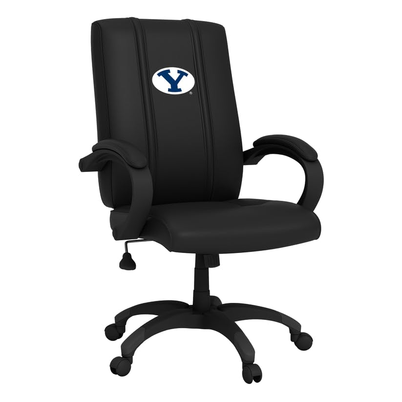 BYU Cougars NCAA Officially Licensed Collegiate Office Chair - Ergonomic Desk Chair for Home & Office - Perfect for BYU Fans, Students, and Alumni