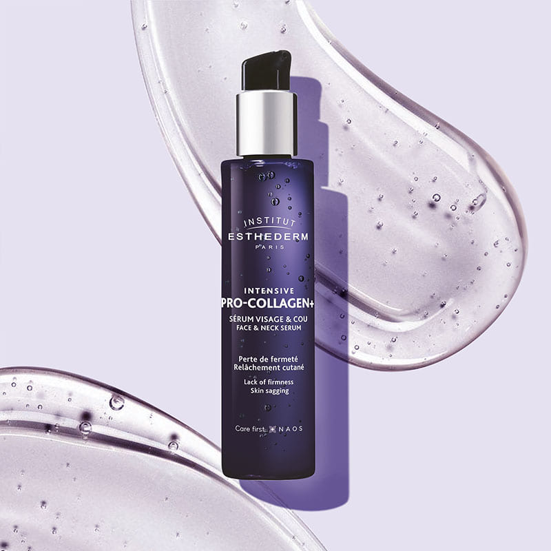 Institut Esthederm Intensive Pro Collagen+ Serum - Anti-Aging Face Serum with Hyaluronic Acid for Wrinkles & Fine Lines - Perfect for Night Skincare Routine & Daily Hydration
