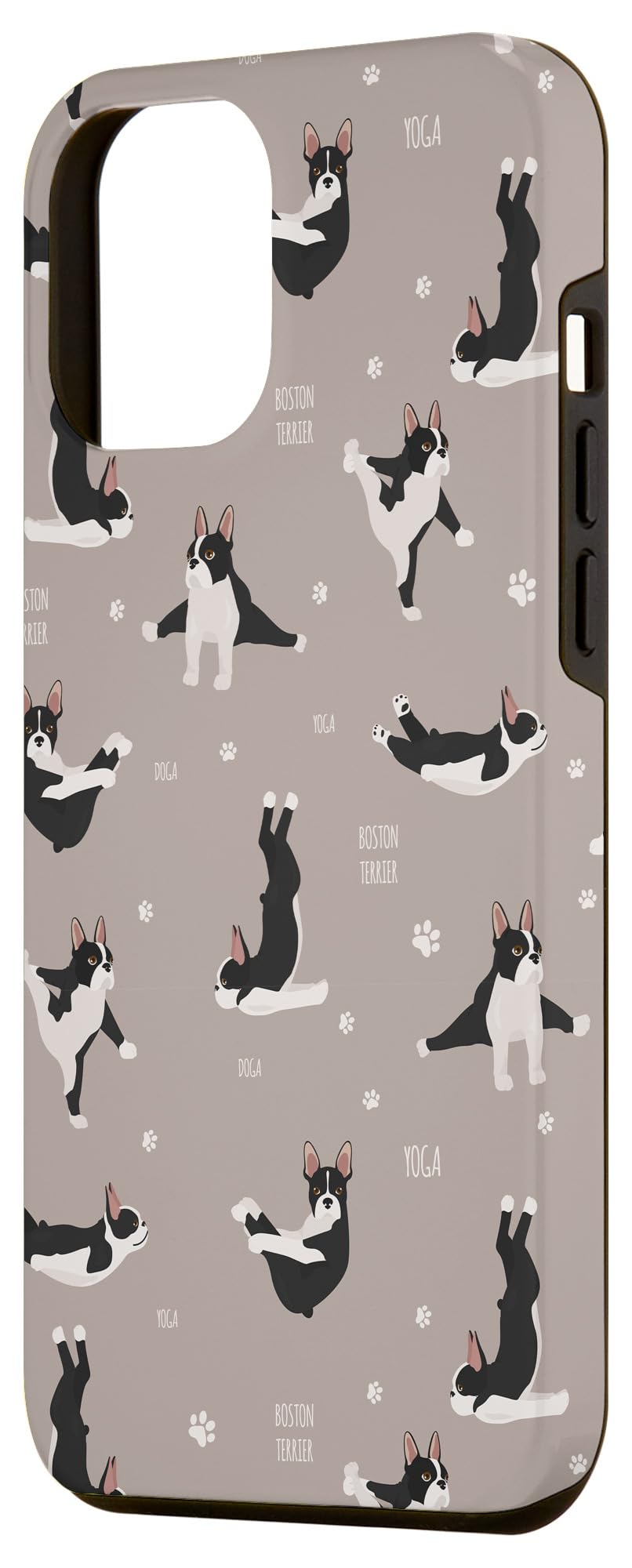 iPhone 12 Pro Max Case with Boston Terrier Design - Durable Protective Cover for Everyday Use, Work & Travel