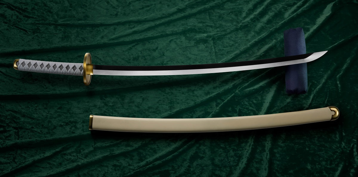 Bandai PROPLICA One Piece Roronoa Zoro Three Sword Style Replica Set - Wado Ichimonji, Sandai Kitetsu & Enma - Anime Cosplay, Collection Display & Gift for Fans