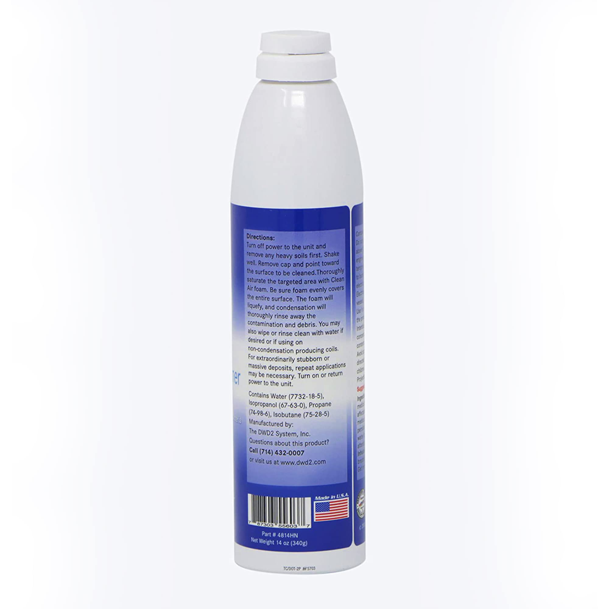 Foaming AC Coil Cleaner for Air Conditioner Units - HVAC Condenser & Evaporator Coil Cleaner Spray | Split System Maintenance | Unscented Formula for Home & Office Use