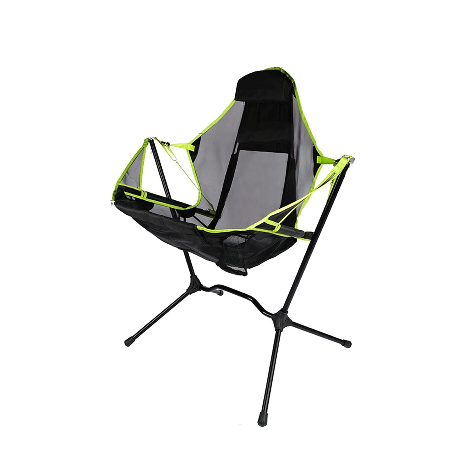 Ultralight Portable Folding Camping Chair with Pillow - Comfortable Outdoor Fishing & Travel Chair for Camping, Beach, Picnics - Style A Green - Compact & Durable Design