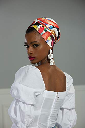 Stylish Cotton Turban Head Wrap for Women - Soft & Breathable Hair Scarf - Perfect for Yoga, Beach, or Everyday Fashion Accessory