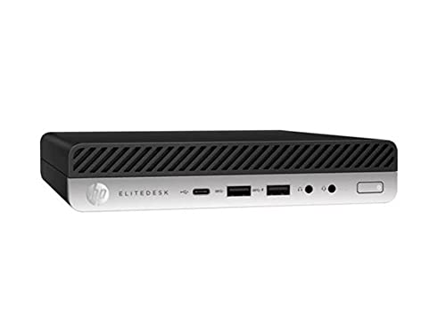 Renewed HP EliteDesk 800 G3 Mini Desktop PC - Intel Core i7-6700T 2.8GHz, 16GB RAM, 512GB SSD, Windows 10 Pro | Compact Business Computer for Office Work, Home Use & Productivity Tasks