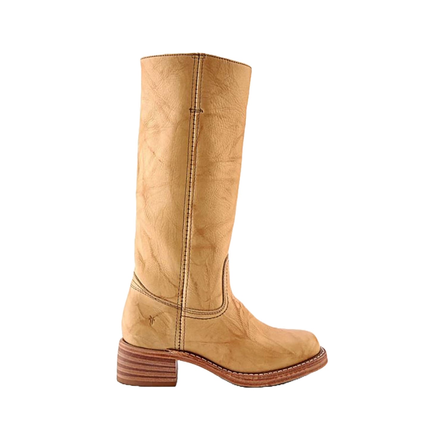 Frye Women's 77050 Leather Boots in Brown - Comfortable Mid-Calf Riding Boots for Women | Perfect for Casual Wear, Horseback Riding & Fall Fashion