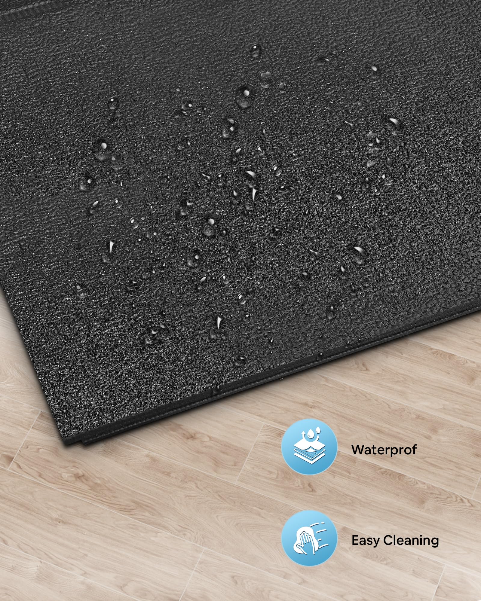 Foldable Walking Pad Treadmill Mat - Non-Slip Exercise Equipment Mat with High Rebound, Noise Reduction & Floor Protection for Home Gym, Office Workout & Indoor Fitness Training
