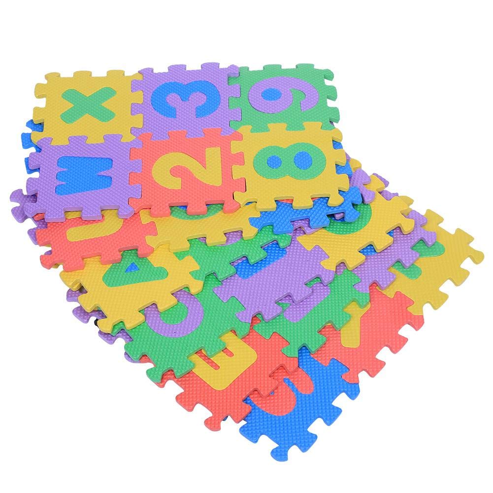 Soft Lightweight Safe Foam Play Carpet - Durable EVA Foam Kids Play Mat for Crawling & Learning | Numbers & Letters Educational Floor Mat for Toddlers, Nursery & Playroom