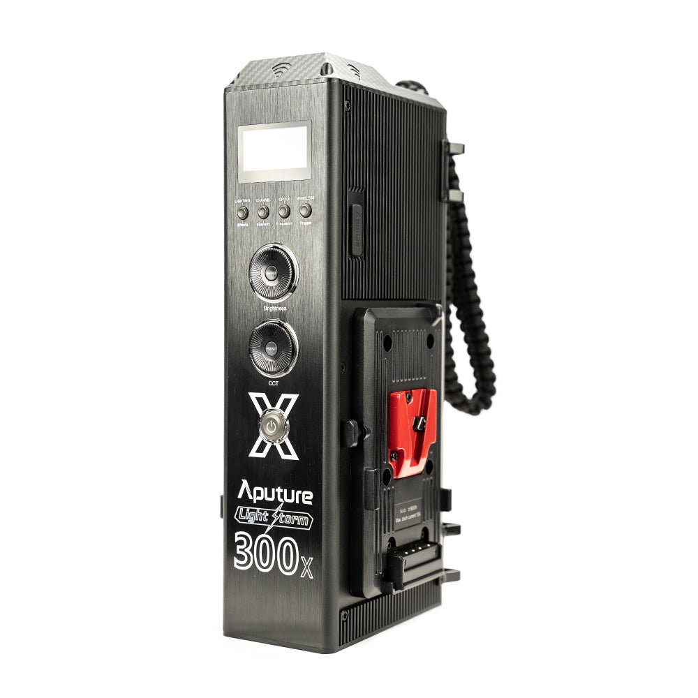 Aputure LS 300x Bi-Color LED Light Kit with V-Mount Battery Plate - Professional Studio Lighting for Photography & Videography