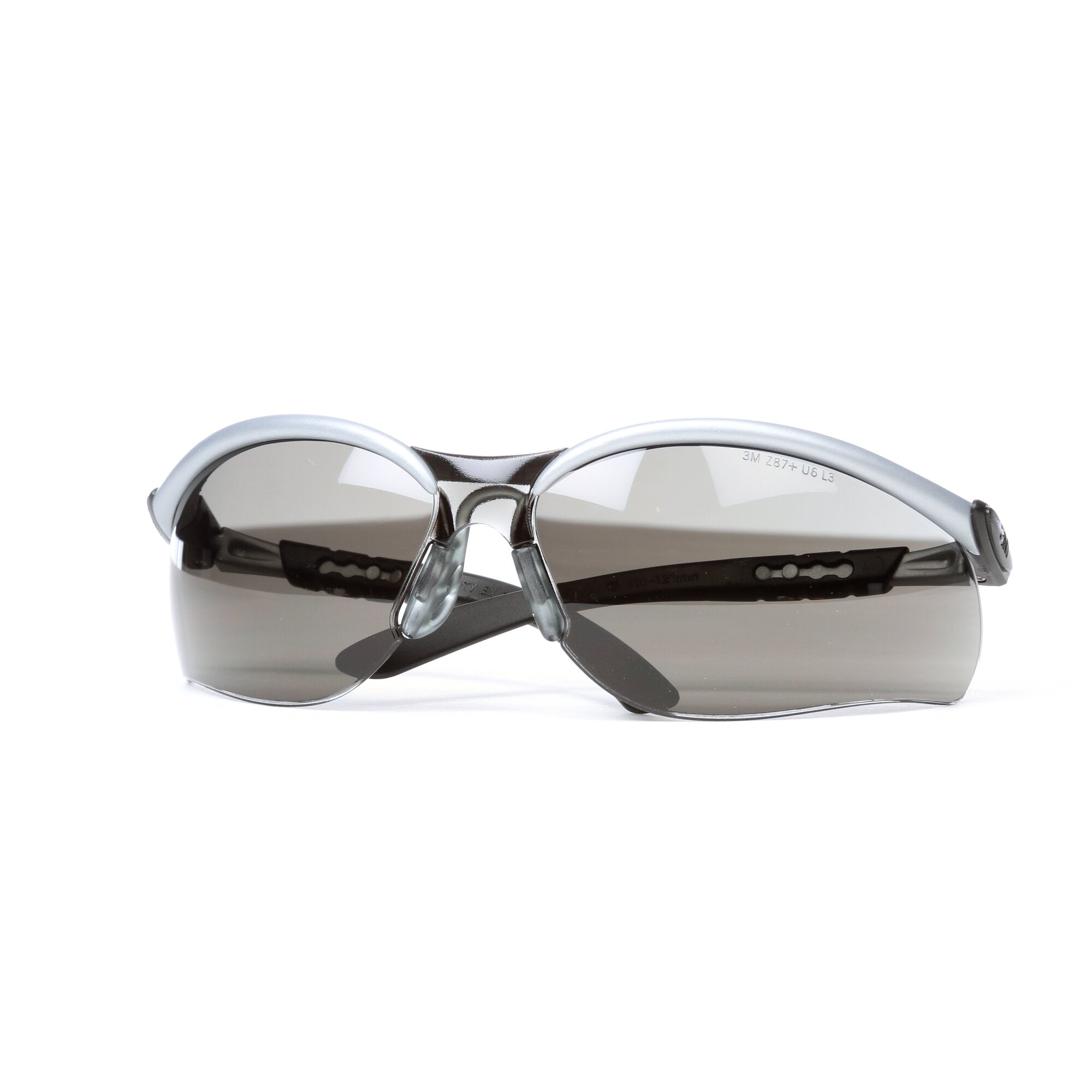 3M BX Protective Eyewear 11381 00000 20 - Grey Anti-Fog Safety Glasses with Silver/Black Frame - Ideal for Construction, Lab Work & Industrial Safety Use