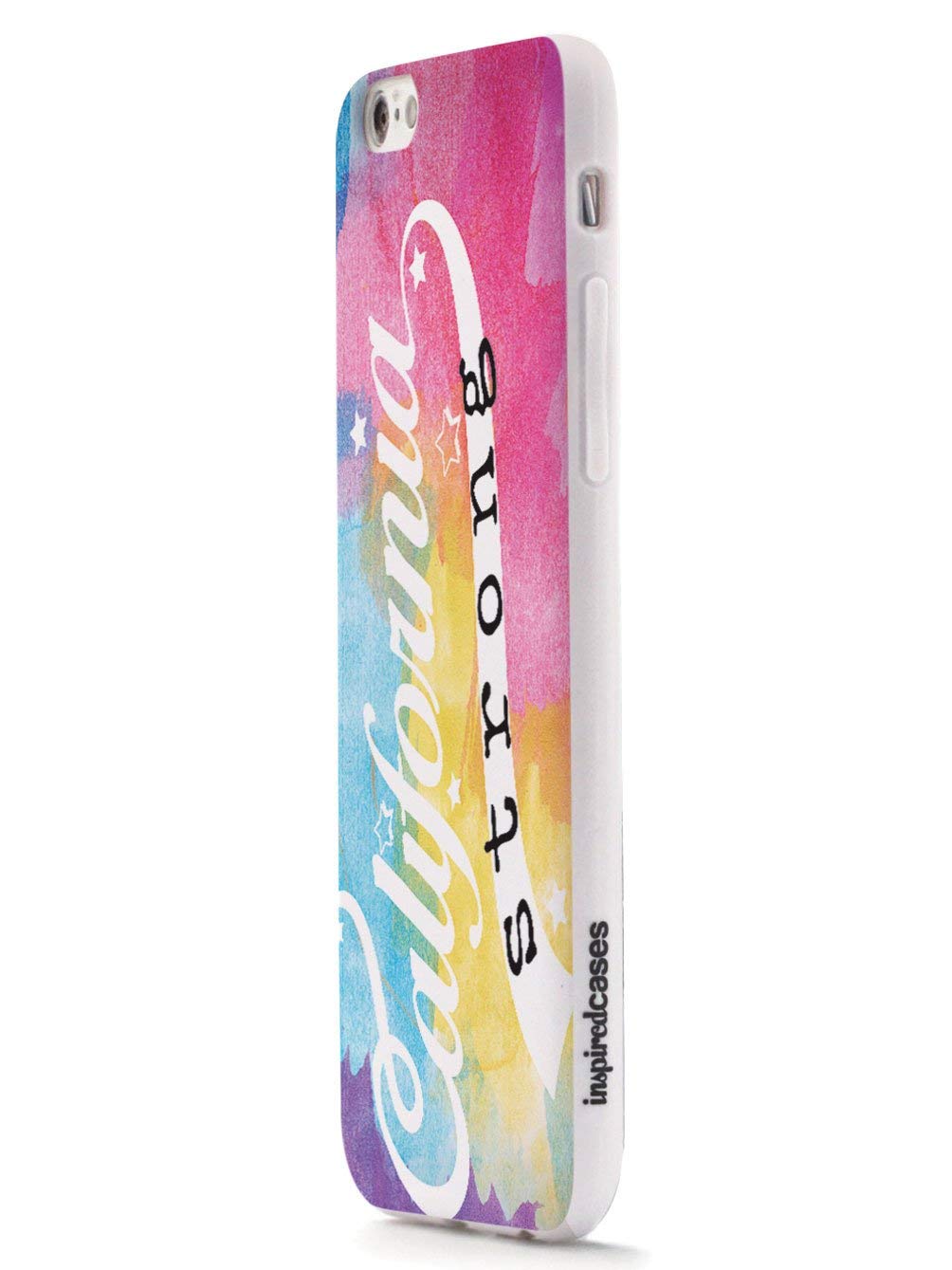 Inspired Cases - iPhone 12 Pro Case - 3D Textured Protective Cover with Shockproof & Anti-Scratch Design - Compatible with Apple iPhone 12 Pro - California Strong Watercolor Print - Perfect for Daily Use, Travel & Outdoor Activities