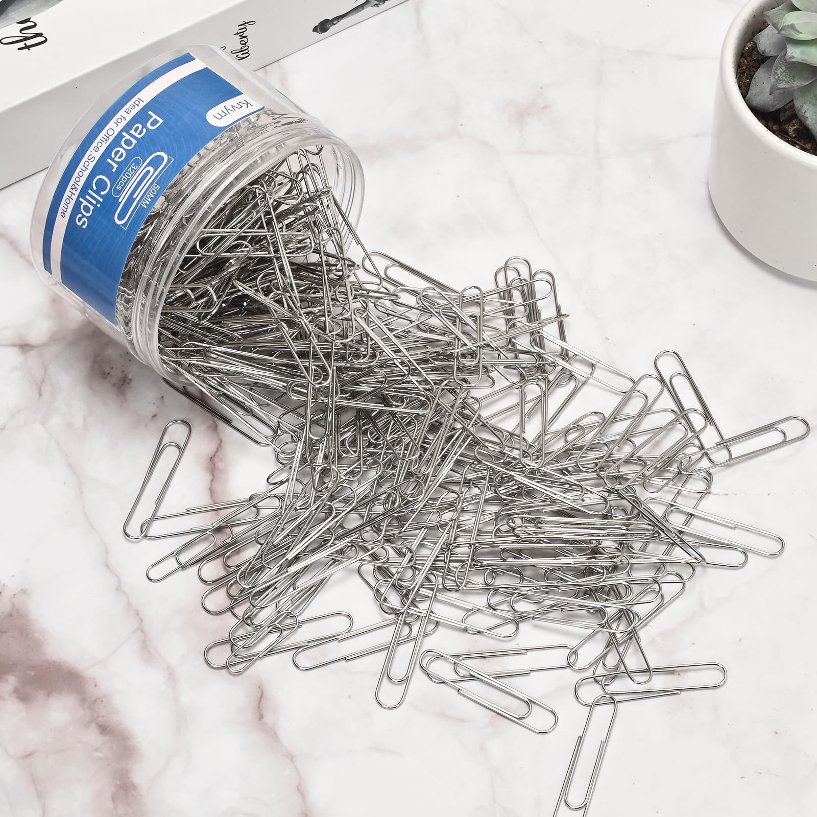 Jumbo Paper Clips 320 Pcs - Large & Extra Large Paper Clips for Office, School, Home - Heavy Duty Paperwork Supplies for Organizing Documents, Files, and Bills