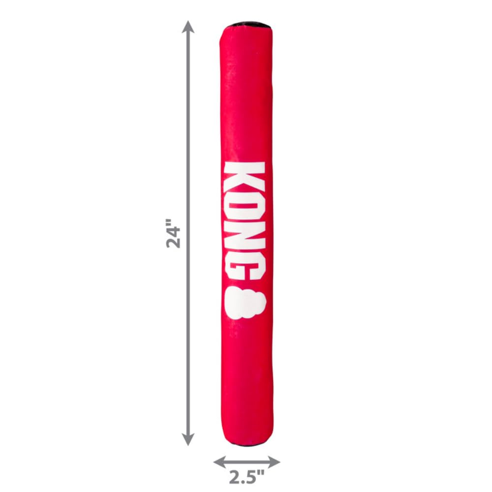 Kong Signature Stick Dog Chew Toy - XL Durable Rubber Chew for Aggressive Chewers - Perfect for Large Dogs, Playtime & Training - Long-Lasting Interactive Pet Toy for Outdoor & Indoor Use