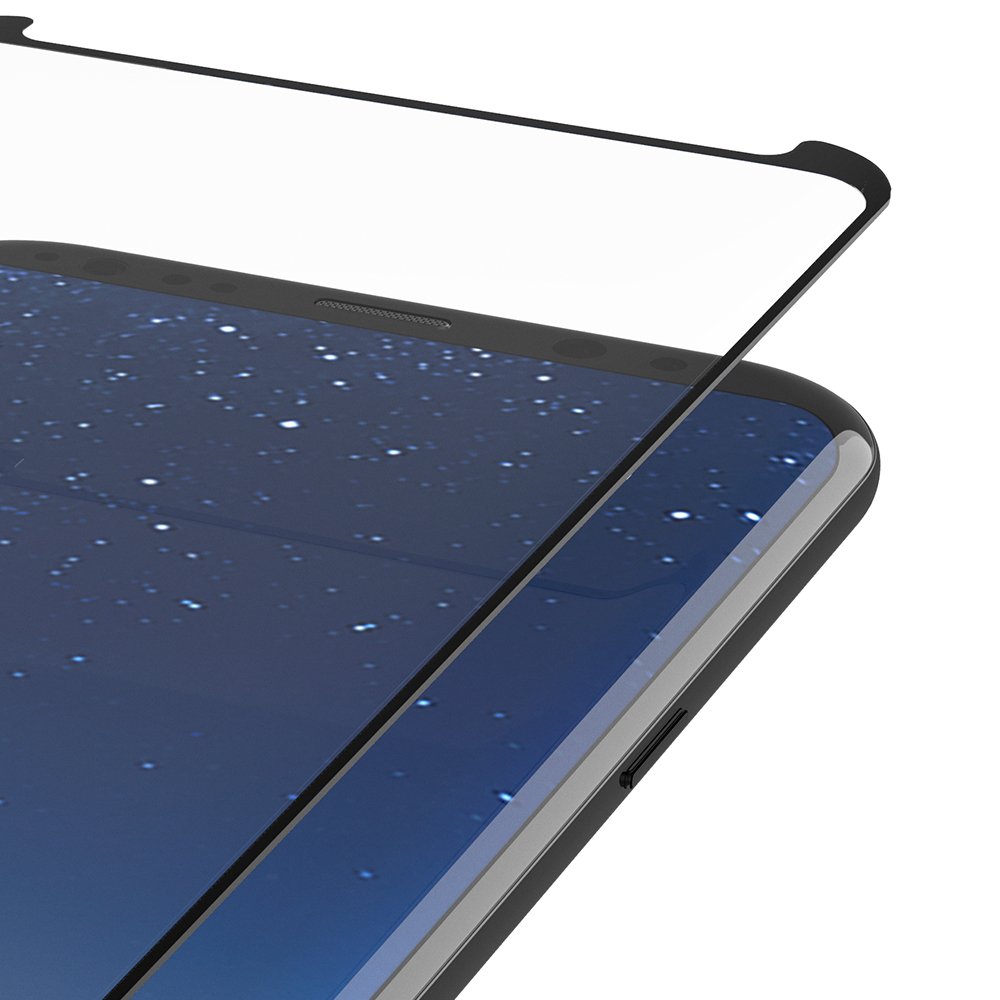 Belkin ScreenForce Tempered Glass Screen Protector for Samsung Galaxy S8+ - Edge to Edge Coverage, Anti-Scratch, Bubble-Free Installation - Perfect for Daily Protection & Gaming