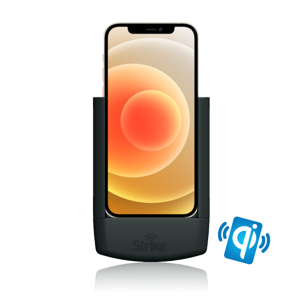 iPhone 12 & 12 Pro Wireless Charging Car Mount Holder - Fast Qi-Compatible Charger for iPhone 12 Series - Perfect for Road Trips & Commuting