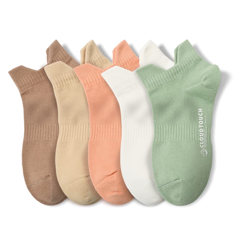 Women's Low Cut Cotton Socks - Soft Breathable Ankle Socks for Everyday Wear, Workout & Casual Outfits