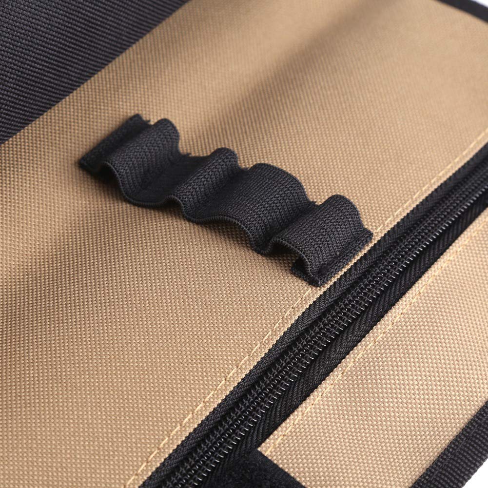 Multi-Function Tool Bag - 36x25cm Durable Waterproof Electrician Roll Up Organizer for Hardware Tools | Perfect for Electricians, Contractors & DIY Home Repairs