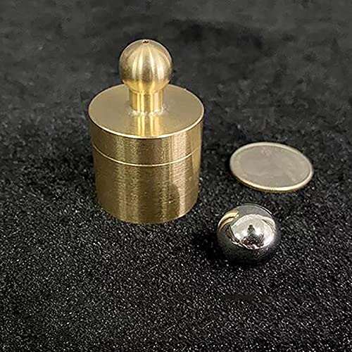 Professional Brass Coin Maker Magic Trick - Steel Ball to Coin Transformation for Close-Up Illusions | Magician Props & Mentalism Gimmicks | Perfect for Stage Performances, Street Magic, and Parlor Tricks