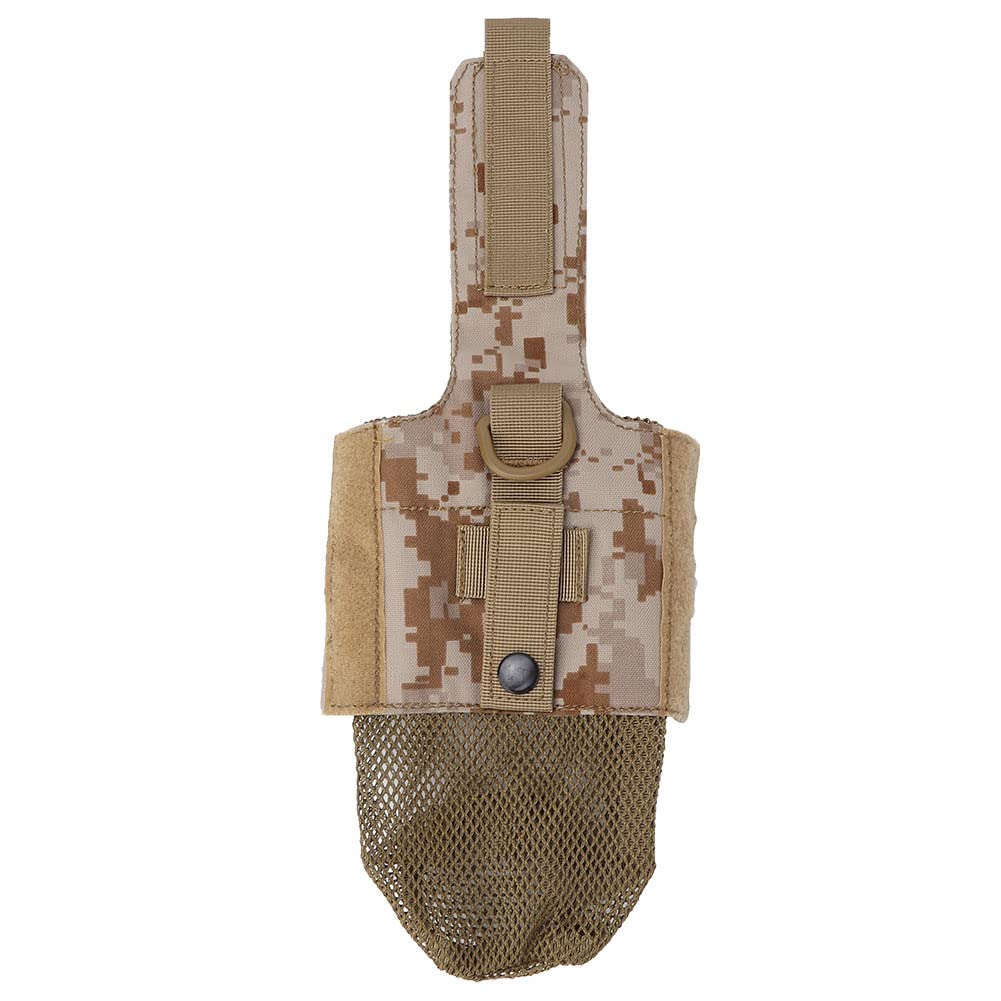 **Camouflage Water Bottle Pouch Holder - Foldable Outdoor Kettle Bag for Camping, Hiking & Travel - Durable Hydration Accessory for Backpacking & Adventure**