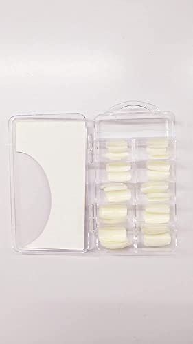 100 Pcs Acrylic Artificial Nails Set with 3g Nail Glue - Reusable Fake Nails for Manicure, Salon, Party & Special Occasions | CHEMA-AB ENTERPRISE Professional Nail Kit