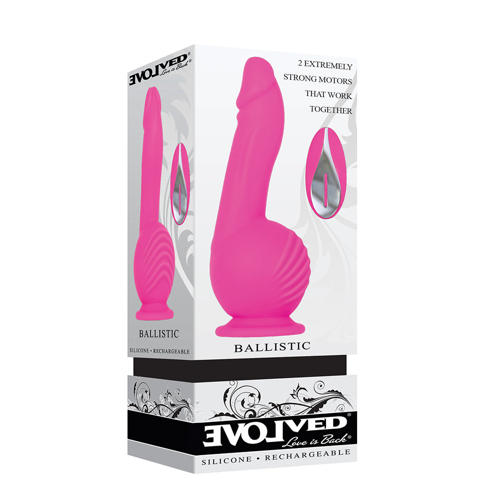 Evolved Ballistic Vibrating Remote Control Dildo - Powerful Adult Toy for Couples & Solo Play - Perfect for Long Distance Relationships & Spicing Up Your Sex Life