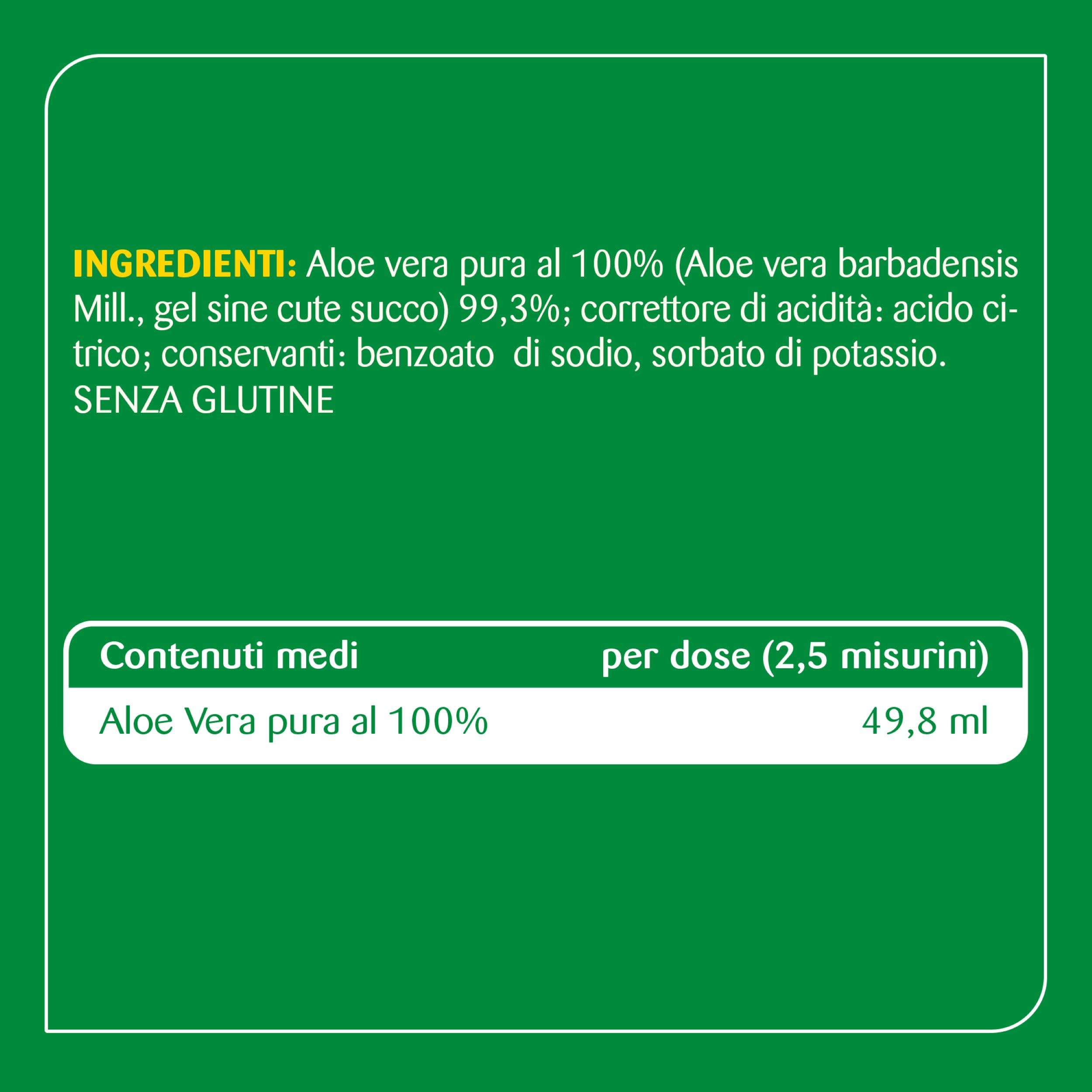 Organic Aloe Vera Juice with Pulp - 1L, Digestive Health Supplement, Detox & Soothing Benefits, Gluten-Free for Gut Wellness - Perfect for Daily Cleansing & Immune Support